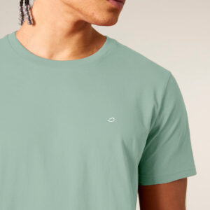 Camiseta unisex - Serigrafia nube fins al cel - color Verde - 52